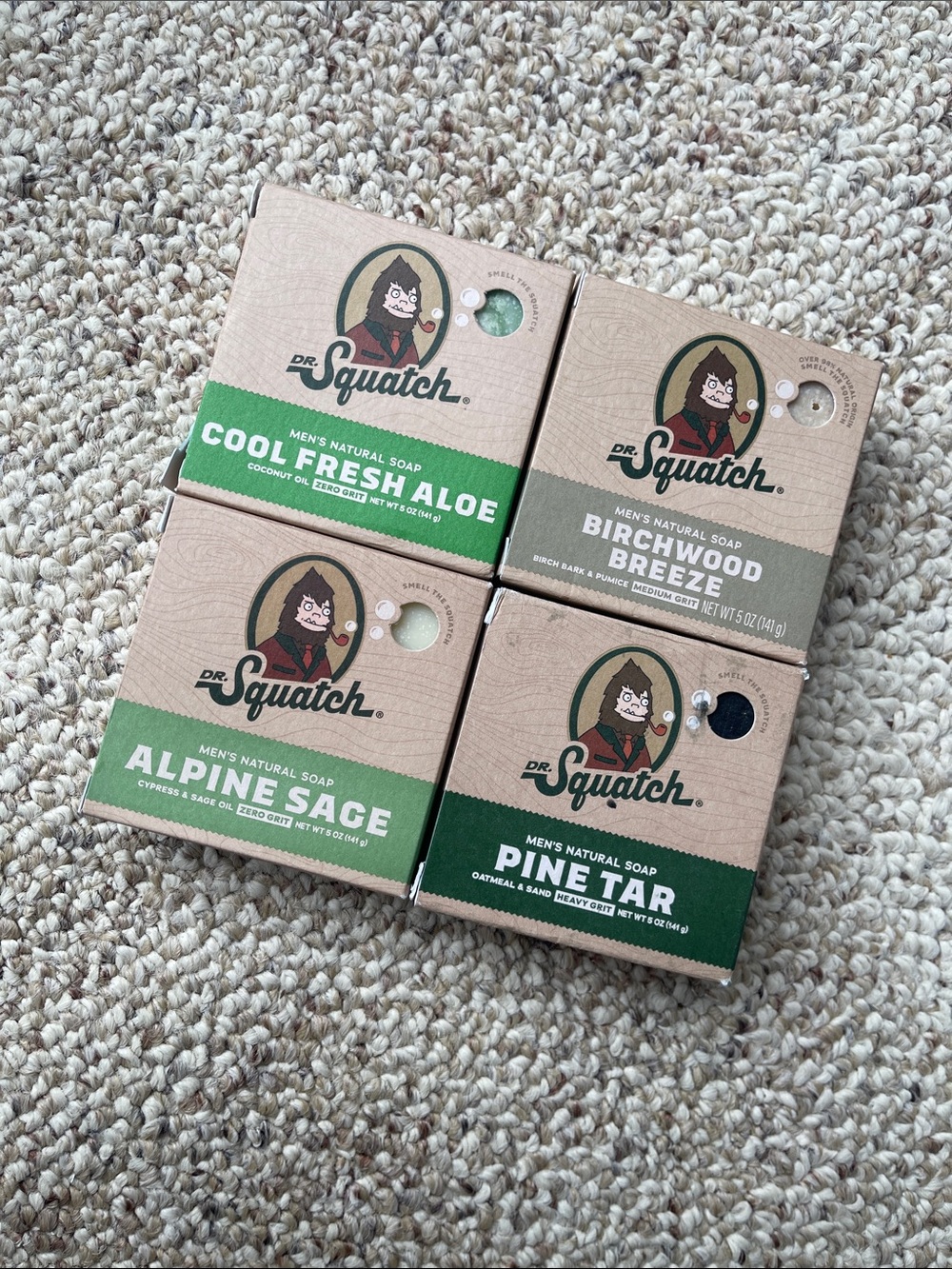 Dr.squatch men’s Natural Soap bundle